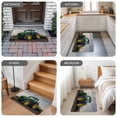 thumbnail image 6 of Farm Tractor Door Mat&nbsp;Indoor Outdoor Entrance, Non Slip Rug for Kitchen Bathroom Entryway Rug, Green Truck Country Rustic Field Harvester Washable Doormat Floor Mat for Office 20x31.5 Inch, 6 of 8