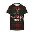 thumbnail image 4 of Wukai Wonderful Time Christmas Youth Unisex Short Sleeve T-Shirt for Boys, Girls, Teens, and Kids-Large, 4 of 7