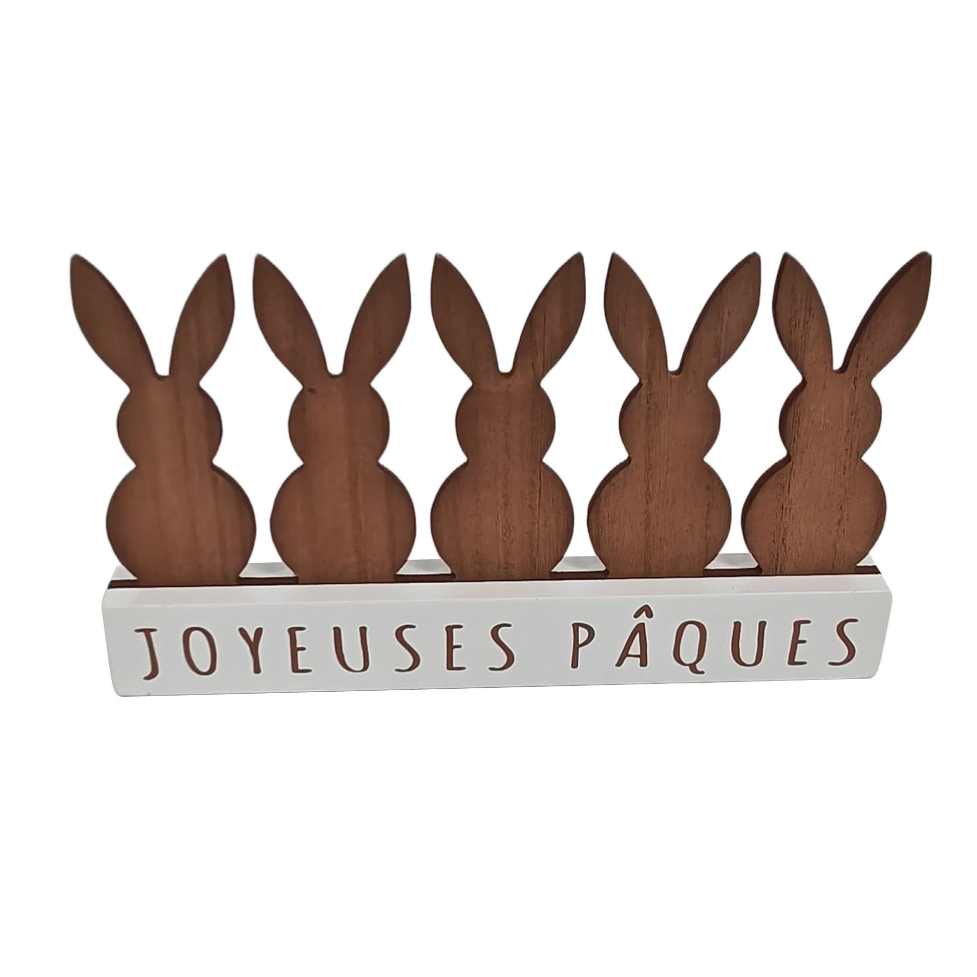 Way To Celebrate Wood Bunny Table Top