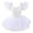 1-White1645, variant on Girls Princess Tulle Swimsuit Swim Dress UPF 50+ Bathing Suit Swimwear, Sizes 3-12