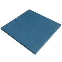 Rubber-Cal "Eco-Sport 1-inch Interlocking Flooring Tiles - 1 x 20 x 20-inch Rubber Tile - 24 Pack, 64 Sqr/Ft Coverage - Light Blue in Color