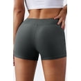 thumbnail image 3 of ABPHQTO Bañador de mujer gris con ojales en la cintura, 3 of 5