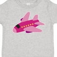 thumbnail image 4 of Inktastic Girls Pink Airplane Pilot Girls Toddler T-Shirt, 4 of 5