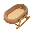 thumbnail image 4 of Cama columpio elevada para gatos, sofá cama transpirable con parte superior abierta, fácil montaje, cuna tipo moisés. Marrón, 4 of 9