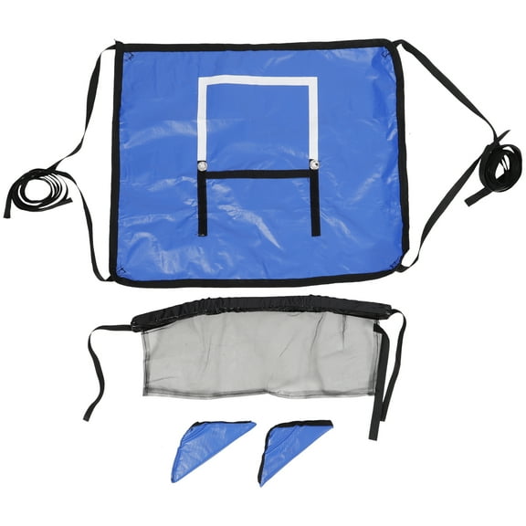 RENACLIPY PVC Basketball Hoop for Trampoline, Assorted Colors, Indoor Outdoor Skill Development Toy for Kids