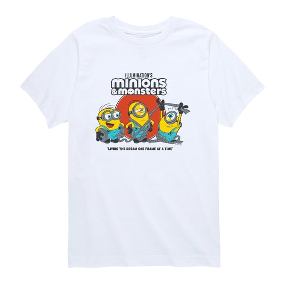 Minions & Monsters - Living the Dream - Toddler Boys Short Sleeve Graphic T-Shirt