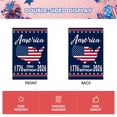 thumbnail image 3 of Sm:)e Blue Star 250th Anniversary Patriotic July 4th Garden Flag 12x18 Inch, Double Sided, 3 of 8