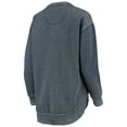 thumbnail image 3 of Women's Pressbox Navy Notre Dame Fighting Irish Vintage Wash Pullover Sweatshirt, 3 of 3