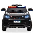 thumbnail image 2 of UHOMEPRO Kids 12 Volt Ride On Toys Police Car with Remote Control, Black, W13962, 2 of 10