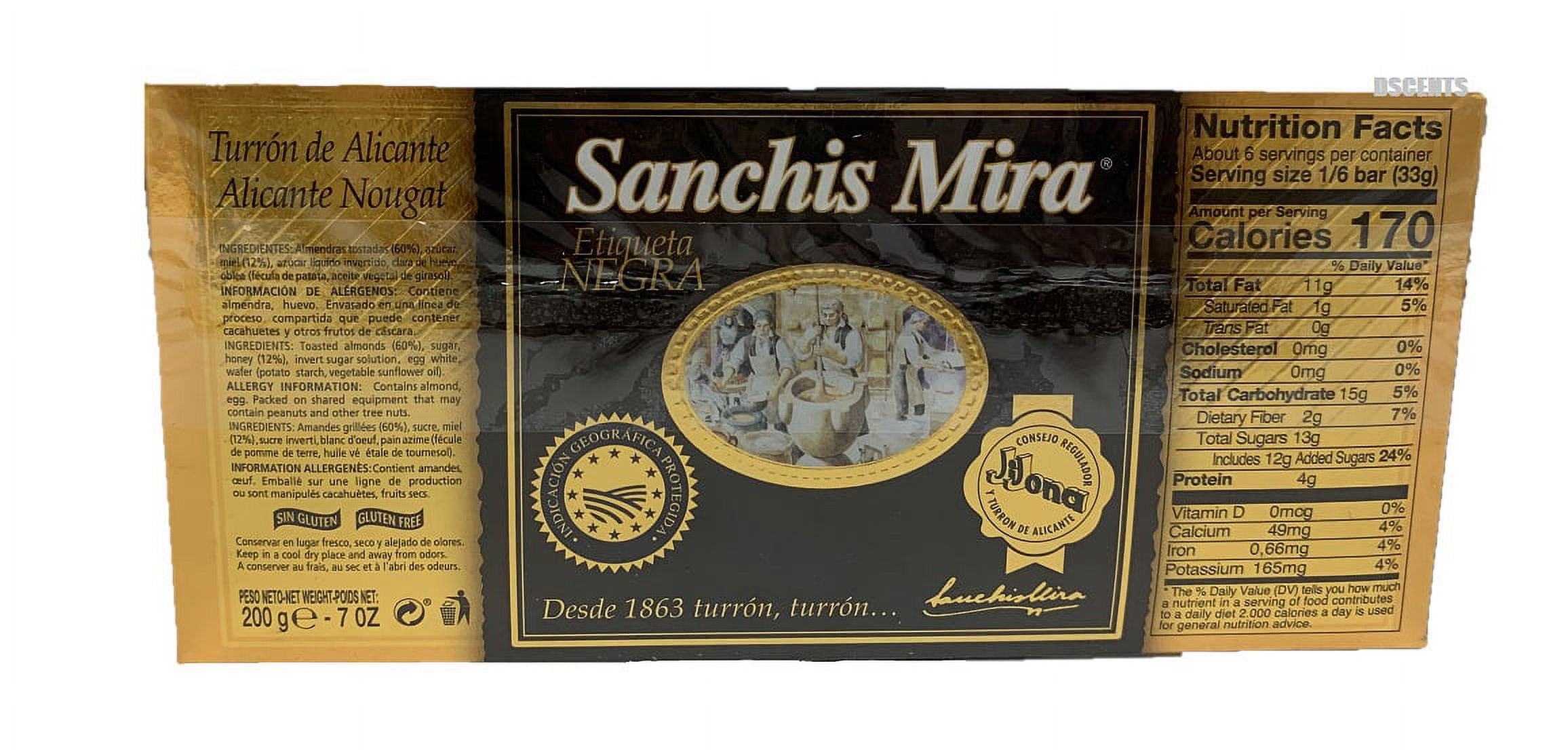 Bundle Pack Of Mira Turron Combo Pack 1 Jijona & 1 Alicante. Pack of 2