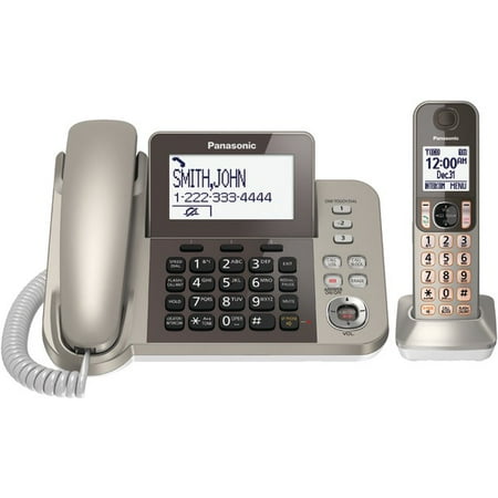 Panasonic Answering System PANASONIC KX-TGF350N DECT 6.0 Corded/Cordless Phone System with Caller ID & Answering System (1 Handset) ()