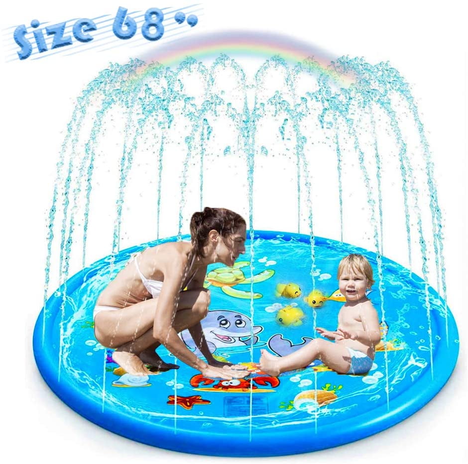 Details about   New Kids Summer Portable Mini Water Pool Outdoor Fun Slide Pad For Water Games 
