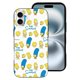 thumbnail image 2 of Funda Simpson de TPU para iPhone 16 Plus: ultrafina, a prueba de golpes, antiamarilleo, resistente a arañazos, compatible con carga inalámbrica, agarre mejorado, estilo negro., 2 of 7