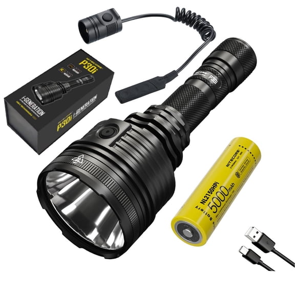 NITECORE P30i USB-C Rechargeable 21700 High Output Searchlight - 2000 Lumen, 1000 meter