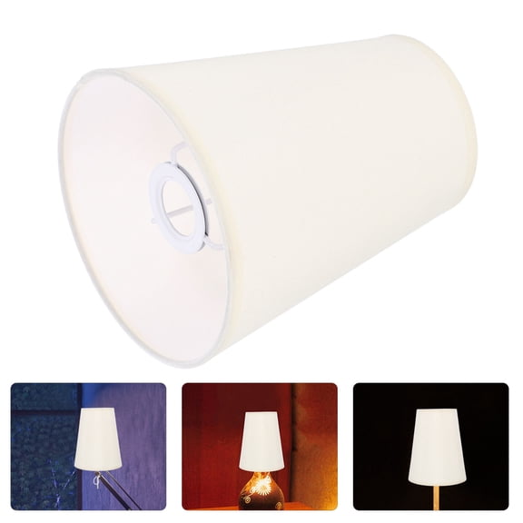 LIFKOME Decorative Fabric Lamp Shade Clip on Cloth Cover for E14 Socket