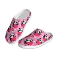 thumbnail image 2 of Balery Panda Heart Valentine Pattern Women's Fuzzy Memory Foam Slippers Fluffy Winter House Shoes Indoor and Outdoor-35/36, 2 of 7