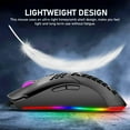 thumbnail image 4 of Mechanical Gaming Keyboard Blue Switch Mini 82 Keys Wired Rainbow LED Backlit Keyboard,Lightweight Gaming Mouse 6400DPI Honeycomb Optical,Gaming Mouse Pad for PC Gamers(Black), 4 of 6