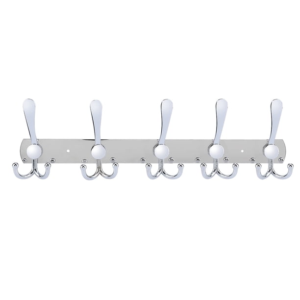 Colgador de toallas, gancho multifuncional de pared de acero inoxidable multifunción, colgador de baño, rendimiento afinado