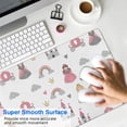 thumbnail image 4 of Long Mouse Pads for Desk,Beige Princess Castle Rainbow Pattern Desk Mats on Top Of Desks, Desk Mouse Pad Extra Large with 3mm Non-Slip Base and Stitched Edge for Gaming,Office,Work,Home 31.5"x11.8", 4 of 6
