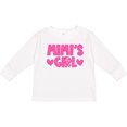thumbnail image 3 of Inktastic Mimi's Girl Pink with Hearts Girls Long Sleeve Toddler T-Shirt, 3 of 5