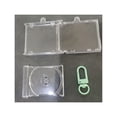 thumbnail image 2 of Tong Keychain Album Transparent Clear DVD Large Of DVD Jewelry Keychains Blank Music Compact Disc Holder Keychain Pendant, 2 of 4