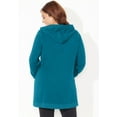 thumbnail image 2 of Catherines Women's Plus Size Cloud Knit French Terry Zip-Front Hoodie, 2 of 4