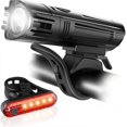 thumbnail image 1 of Luz de bicicleta recargable QUANZHOUTIANDI con USB faro delantero luz trasera 4 modos brillantes, 1 of 5