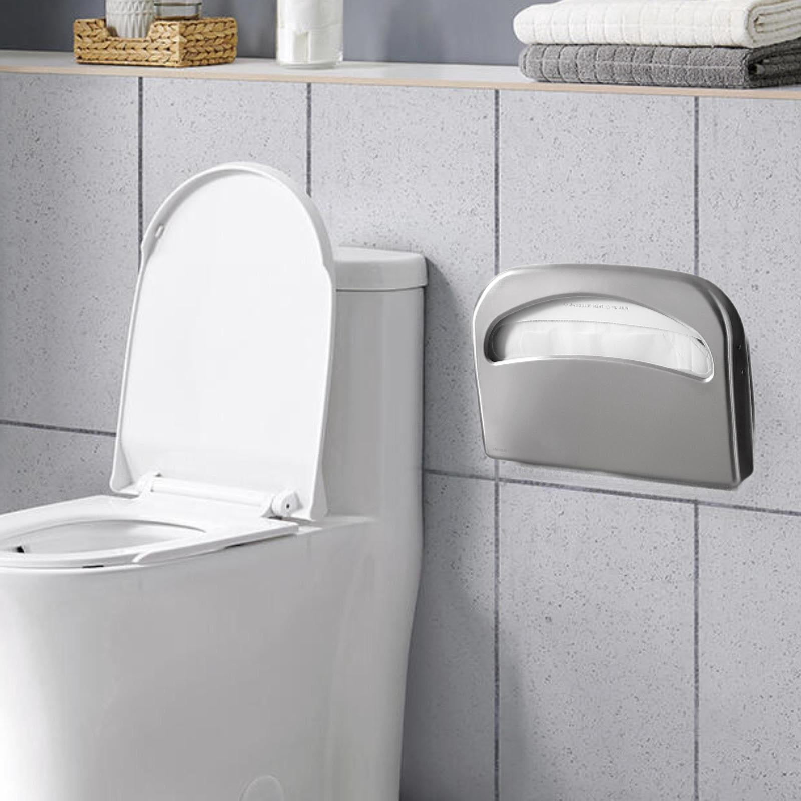Fiocias Stainless Steel Tissue Box Toilet Seat Paper Holder Toilet Tissue Storage Box