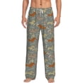 thumbnail image 2 of Goofa Dachshund Dog Bird Printed Soft Pajama Pants for Men, Wide Leg Comfy Casual Lounge Yoga Pants-Medium, 2 of 9