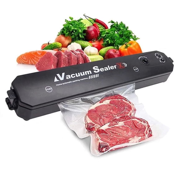 Powerful Food Vacuum Sealer Machine – Compact Design, Automatic Operation, Ultra Quiet & Fast 15 Sec Sealer for Food Saver Storage and Sous Vide, Automatic Air Food Sealing System