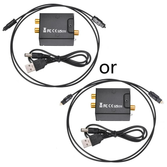 SIEYIO Optical Fiber Audio Decoder SPDIF ATV DAC Amplifier Signal Converter Easy to Use