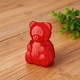 thumbnail image 6 of JASKFLY 1Pcs Red Gummy Bear Container 20x32cm Bear-Shaped Storage Container Reusable Plastic Candy Box for Home & Party Use Treat Storage Organizer, 6 of 6