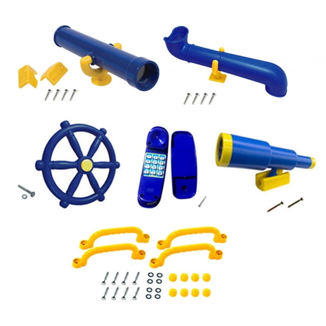 Accesorios para parques infantiles, juegos al aire libre, columpios, accesorios para parques infantiles, columpios 9 piezas