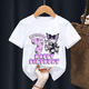thumbnail image 3 of Camisetas Kuromi, ropa para niñas, camisetas kawaii con números del 1 al 10, ropa para fiestas de cumpleaños, ropa para niños, camisetas de verano de manga corta, regalo, 3 of 5