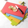 thumbnail image 4 of Flexible Plastic Cutting Board Mats with Food Icons, Non- Quality Thin Kitchen Cutting Mat Set, 4 of 5