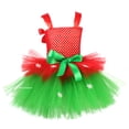 thumbnail image 2 of Conjunto de elfo navideño verde con diseño de moda navideña, juego de rol para fiestas, falda de ballet para niñas, falda abullonada, 2 of 6