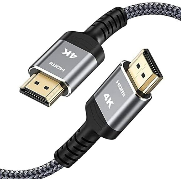 TianQi High-Speed 25 FT HDMI Cable, 18Gbps 2.0 Braided HDMI Cord, 4K HDR, HDR10, HDCP 2.2, ARC, Compatible with Roku TV/HDTV/PS5/Blu-ray 25 feet 25 feet