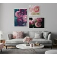 thumbnail image 7 of Kate and Laurel Sylvie Yours Truly Framed Canvas Wall Art by Kristy Campbell, 28x38 White, Decorative Detailed Floral Art for Wall, 7 of 7