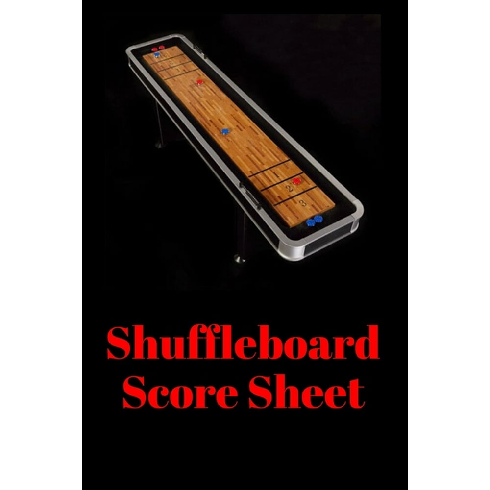Shuffleboard Score Sheet Shuffleboard league record Shuffleboard