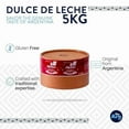 thumbnail image 2 of Dulce de Leche 5kg - 176 oz | Dulce de Leche Argentino - Milk Caramel Spread - Gluten Free - Original from Argentina - Creamy and Smooth Caramel Sauce - Perfect Dessert, Cakes and Pancakes, 2 of 5