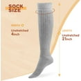 thumbnail image 2 of Women's Slouch Socks, Soft Extra Long Scrunch Knee High Sock Fall Winter Knit Slouchy High Boot Socks, 2 of 6