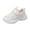 White, variant on Ccpelsie Classic Leather Girls and Boys Shoes for Kids, Toddler, Little Kid or Big Kid Sneakers, Girl or Boy Tennis Shoes(White,12)
