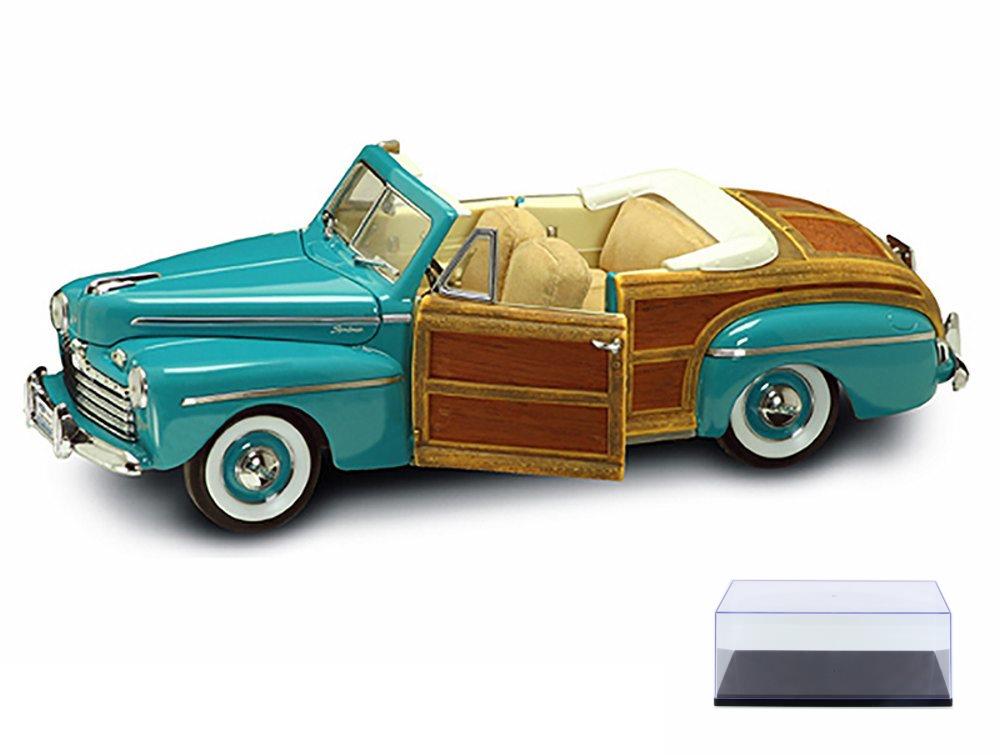 Diecast Car & Display Case Package 1946 Ford Sportsman Convertible