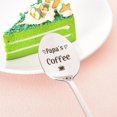 thumbnail image 3 of Papa's Coffee Spoon Gifts for Dad Father's Day Gifts for Men Papa Granddad Birthday Christmas Gifts for Father Granddaddy I Love You Gifts for Granddad Father Tea Ice Cream Spoons for Dads Grandpa, 3 of 6