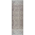 thumbnail image 3 of Hauteloom Barny Hallway, Kitchen Machine Washable Runner Rug - Traditional Oriental Bohemian Vintage Distressed Carpet - Gray, Orange, Beige - 2'7" x 7'10", 3 of 15