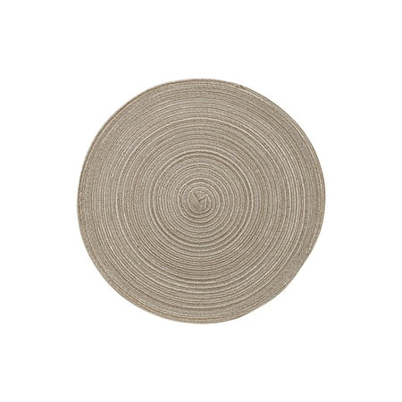 

Dealovy 18cm Ramie Cotton Yarn Table Mat Insulation Pad (Satin Dyeing)