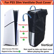 Dust proof Cover Sleeve for PS5 slim Console, Anti-Scratch Dustproof Shell Protective Sleeve Horizontal Vertical Dust Protector Case