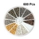 thumbnail image 5 of 600 piezas de anillos roscados de aleación, ganchos autorroscantes para clavos, ganchos roscados, pasadores de ojo, pasadores, accesorios para hacer joyas (colores variados), 5 of 7