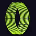 thumbnail image 1 of New Arrival Automobile And Motorcycle Wheel Stickers Pvc Fluorescent Green Section Reflective Stickers Wheel Stickers, 1 of 6