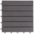 thumbnail image 5 of vidaXL Decking Tiles 30 pcs Gray Wash 11.8"x11.8" Solid Acacia Wood, 5 of 7